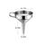 Stainless Steel Funnel with Strainer, 4.1"