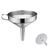 Stainless Steel Funnel with Strainer, 4.1"