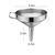 Stainless Steel Funnel with Strainer, 4.1"