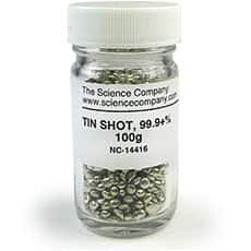 Tin Shot, 99.9% Pure, 100g