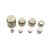 Brass Weight Set of 8 in Wooden Box, 1g to 50g