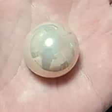 Yellow Uranium Glass Ball