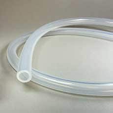 Heavy Wall, Clear Silicone Tubing, ½" ID, Pk/5ft.
