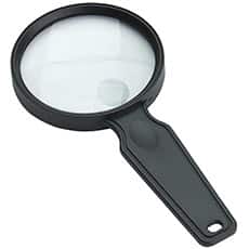 Carson MagniView 2X Hand-Held Round Magnifier