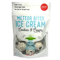 Meteor Bites Ice Cream: Cookies & Cream
