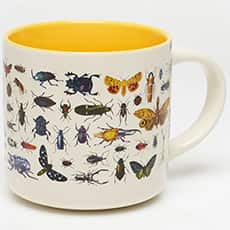 Beetles & Butterflies, Flutter & Fly Ceramic 15 oz. Mug