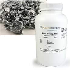 Zinc Metal, Mossy, 500g