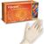 Powder-Free Creamy White Latex Gloves, Medium, Box/100