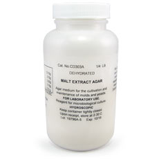 Dehydrated Malt Extract Agar, 1/4 lb.