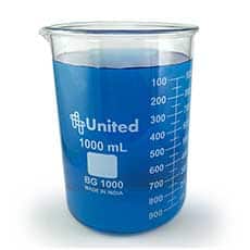 Dual Scale Borosilicate Beaker, 1000mL