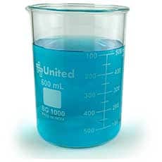 Dual Scale Borosilicate Beaker, 600mL