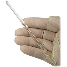 Clear Glass Stir Rod, 6 inch