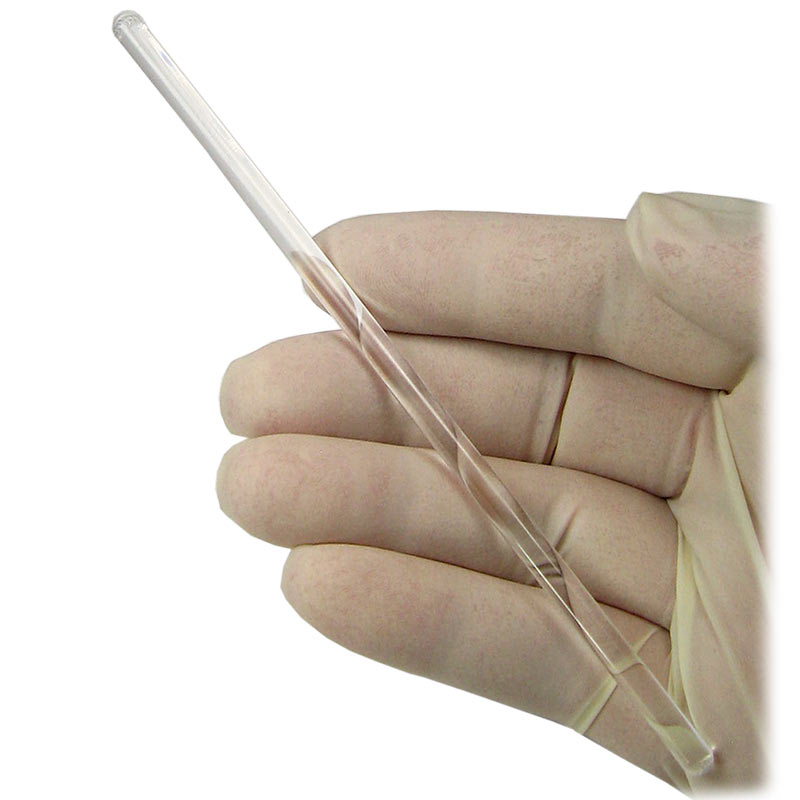 Clear Glass Stir Rod, 6 inch