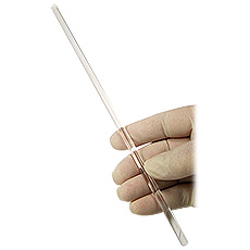 Clear Glass Stir Rod, 10 inch