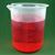 Polypropylene Plastic Graduated Beaker, 500ml