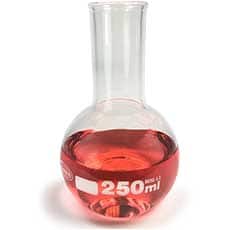 Borosilicate Glass Florence Flask, 250mL