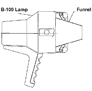 Lamp Funnel for B-100 Series UV Lamps