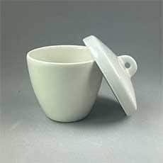 Porcelain Crucible with Lid (Low Form), 30ml