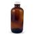 Amber Glass Wide Mouth Bottle, 4oz.