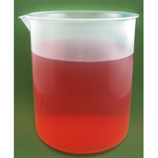 Polypropylene Plastic Graduated Beaker, 2000ml