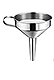 Stainless Steel Funnel with Strainer, 4.1"