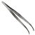 Fine Point Curved Tweezer / Forcep, 6 inch