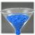 100mm Borosilicate Glass Powder Funnel