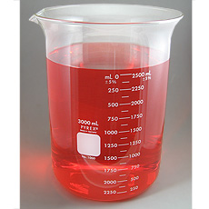 PYREX Glass Beaker, 3000mL